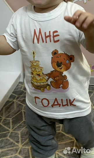 Футболка на годик