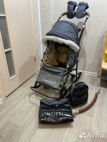 Коляска санки Galaxy в идеале