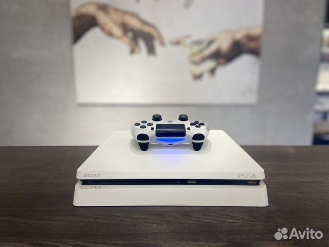 Sony PS4 Slim Белая