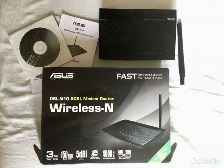Роутер asus DSL-N10