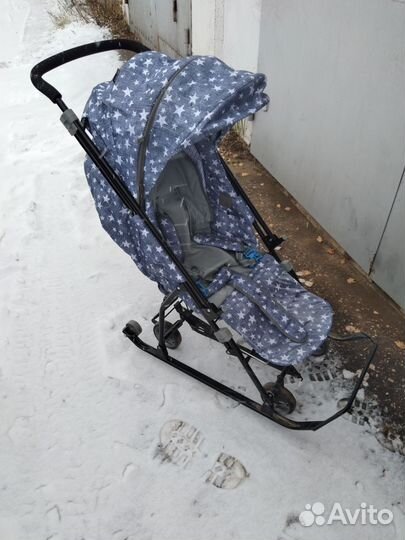 Детские санки коляска