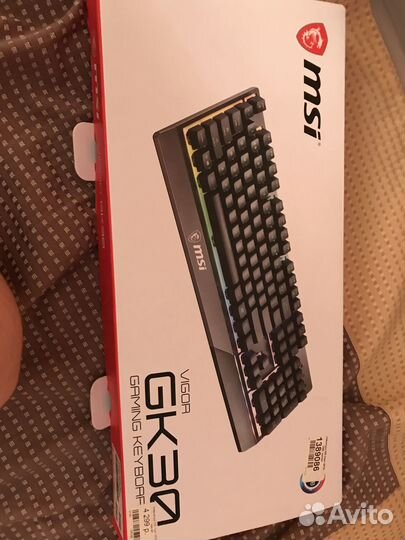 Игровая клавиатура msi vigor gk30
