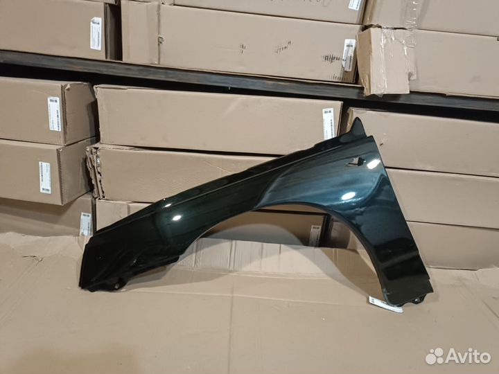 Крыло левое ваз 2110 2112 цвет темно зеленый 391