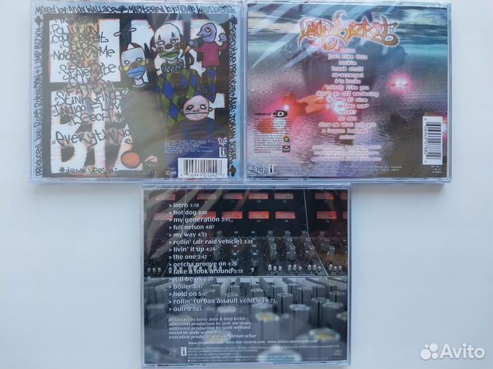 CD диски Linkin Park, Limp Bizkit, The Offspring