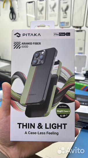 Чехол Pitaka для iPhone 15 Pro, 15 Pro Max