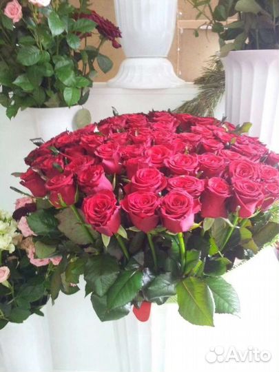 Цветы розы букет