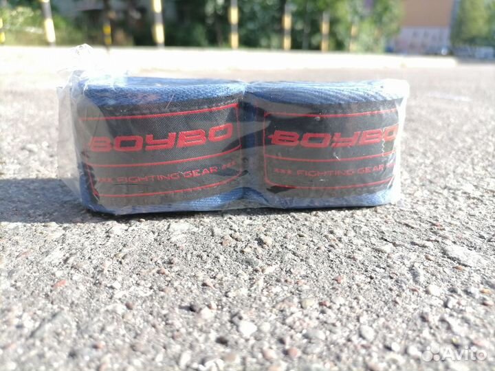 Бинты боксёрские синие