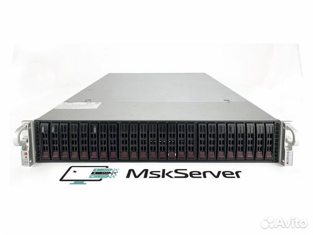 Сервер Supermicro 2028R-E1CR24N 2x E5-2690v4 64Gb