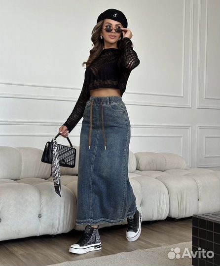 Джинсовая юбка