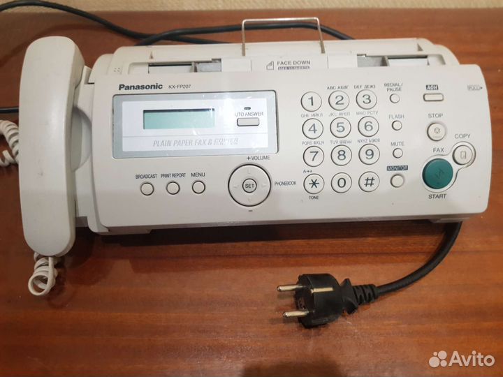 Факс panasonic телефон