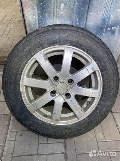 Комплект летней резины 175/65 r 14 на дисках