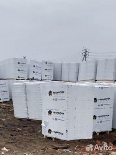 Блоки газобетонные твинблок