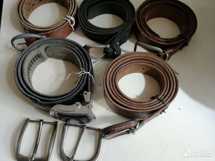 Мужской кожаный ремень