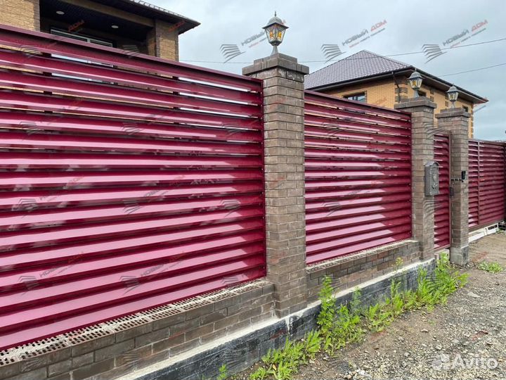 Забор жалюзи от производителя