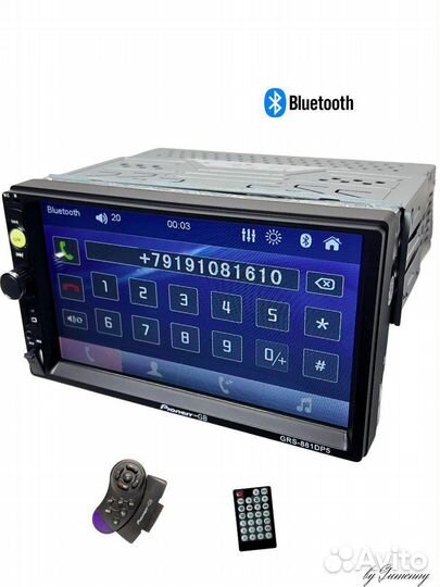 Авто магнитола 7 дюймов один дин bluetooth