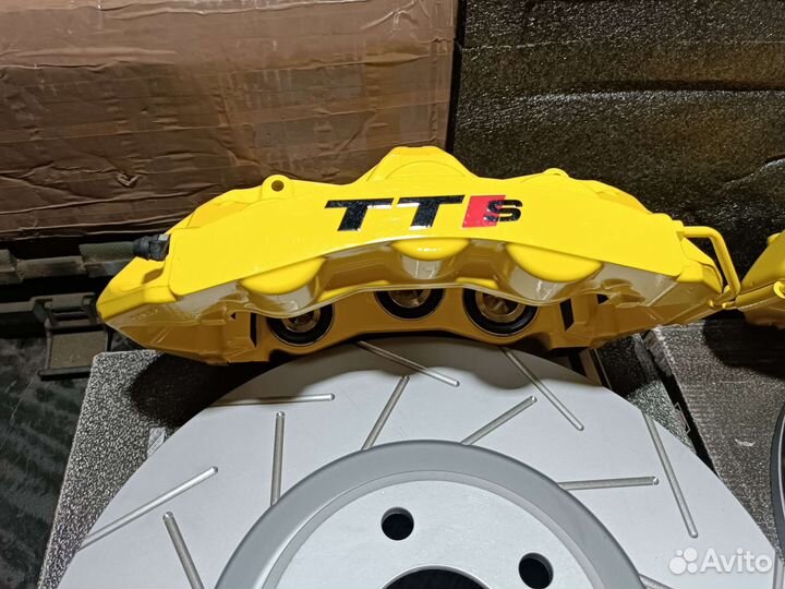 Комплект тормозов vag skoda vw brembo 6pot 356x34