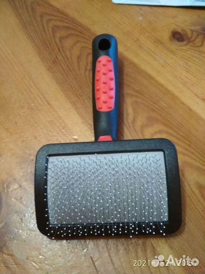 Пуходерка новая пластик с каплей малая