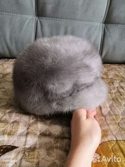 Шапка норковая женская бу