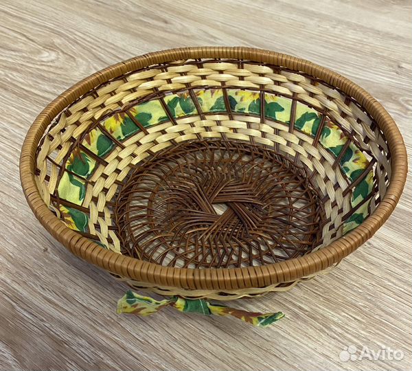 Корзина плетеная новая