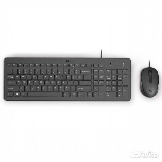Новые проводные клавиатура + мышь HP 150 Wired
