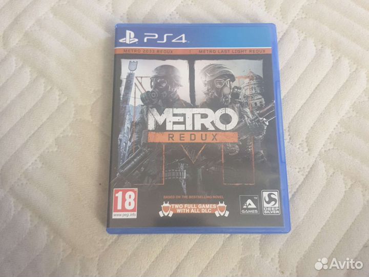 Metro Redux диск на PlayStation 4