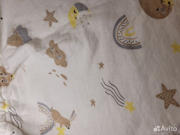 Ползунки для новорожденных футер 56р