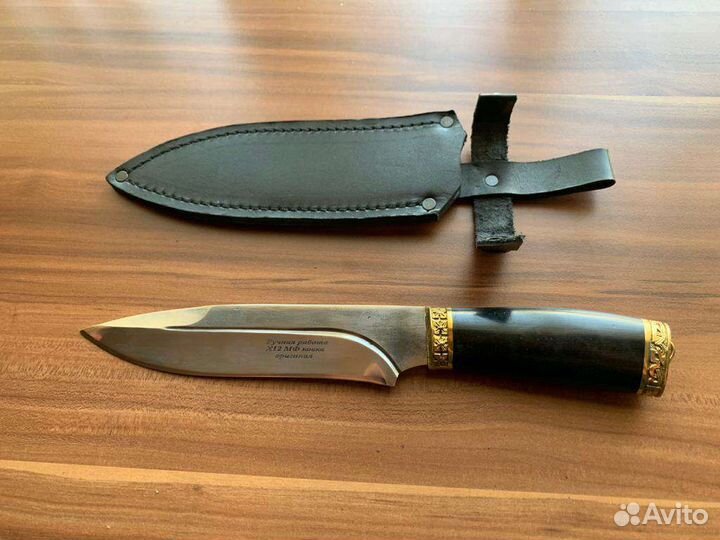 Нож туристический, сталь Х12мф Хищник