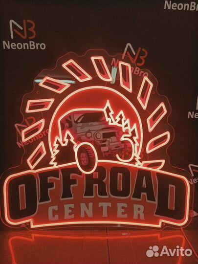 Неоновая вывеска от производителя