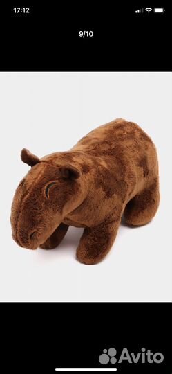 Капибара игрушка мягкая