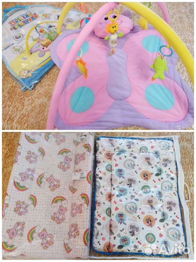 Развивающий коврик/Пеленальный матрас/стульчик для