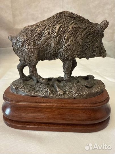 Статуэтка кабан бронза