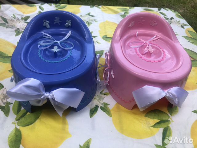 Горшок новый детский для двойняшек близнецов