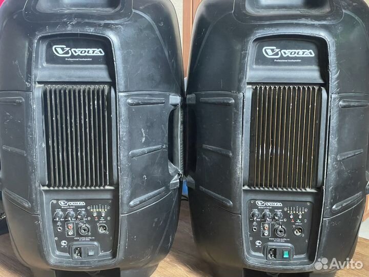 Колонки Volta P15A-R + микшер