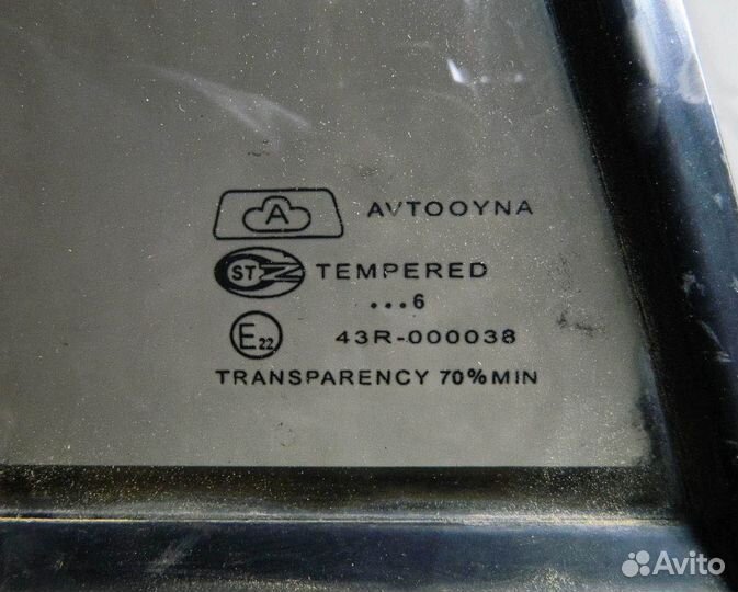 Стекло двери задней левой неподвижное Daewoo Nexia