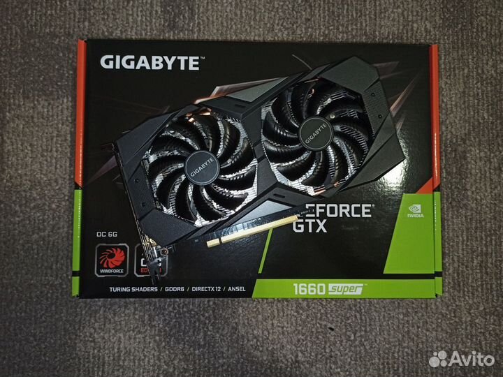 Видеокарта GTX 1660 super Gigabyte
