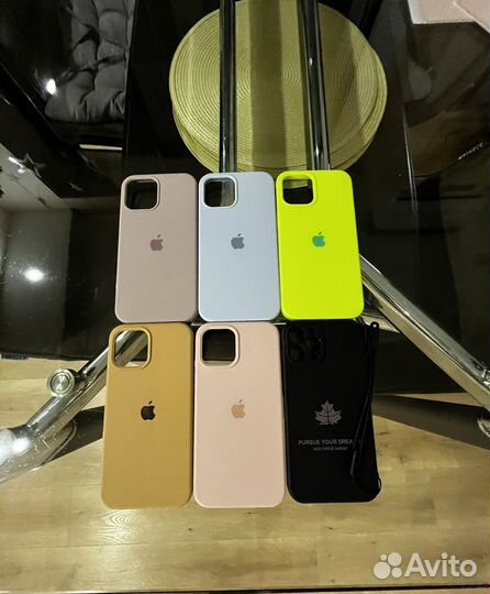 Чехлы (6шт)и стекла (3шт) на iPhone 12 Pro max