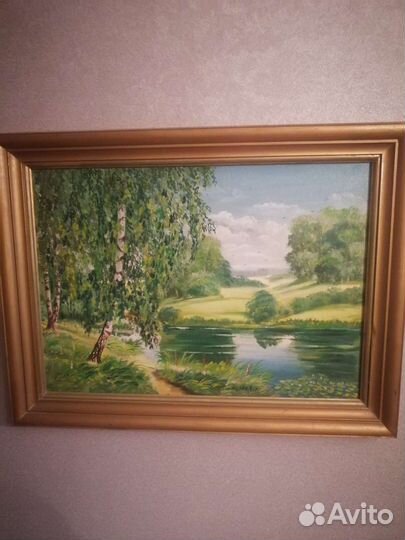 Картина маслом на холсте пейзаж