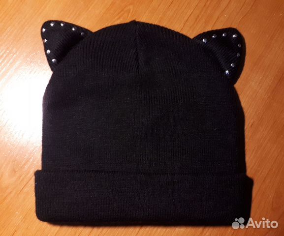 Детская шапка с ушками