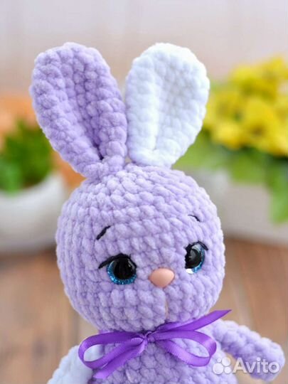 Заяц вязаный