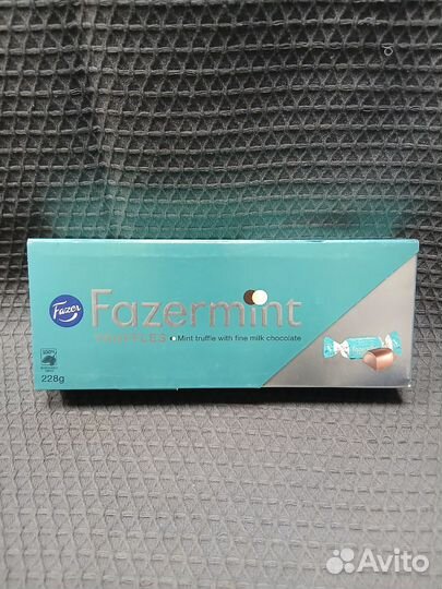 Конфеты Fazer с минтолом и трюфилем Fazermint 228г