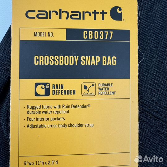 Сумка через плечо Carhartt Crossbody snap bag