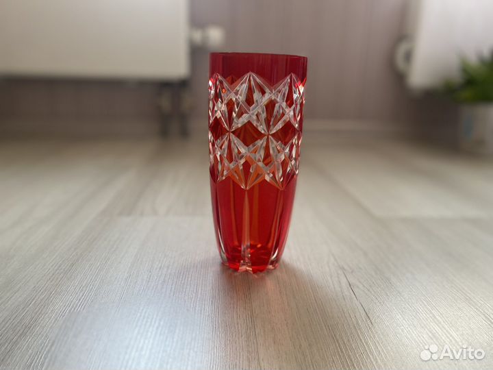 Ваза цветное стекло СССР