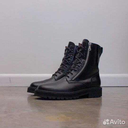 Dries Van Notten AW16 Zip Combat Boots ботинки