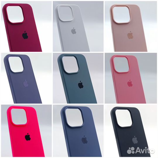 Силиконовый чехол для iPhone с защитой камеры