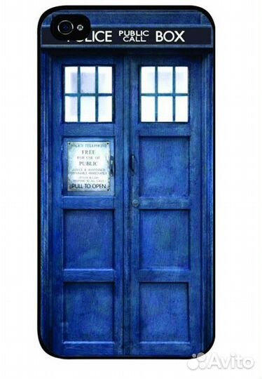 Тардис (Tardis) чехол на телефон iPhone 5 5S