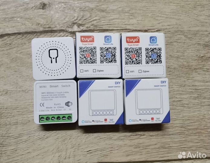 Умное реле Wi-Fi 16А Tuya, Smart Life умный дом