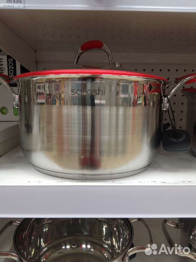 Кастрюля из нержавейки 5,6 л
