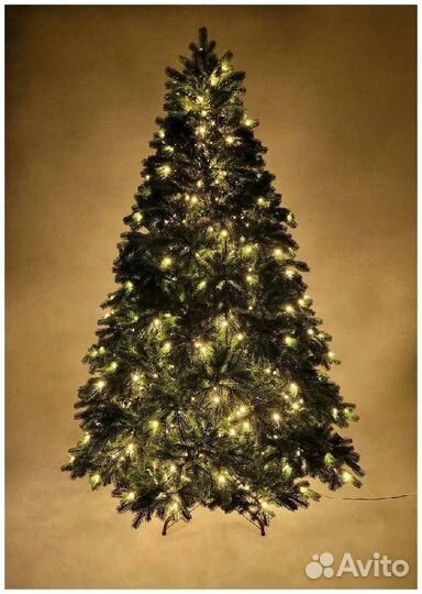 Гирлянда на ель теплый свет (5 размеров)