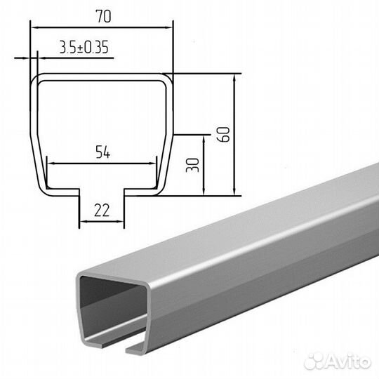 Комплект для откатных ворот furniteh 6+ автоматика