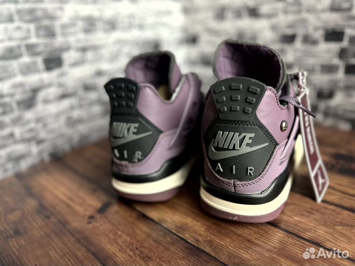 Кроссовки Nike Air Jordan 4 Retro Фиолетовые